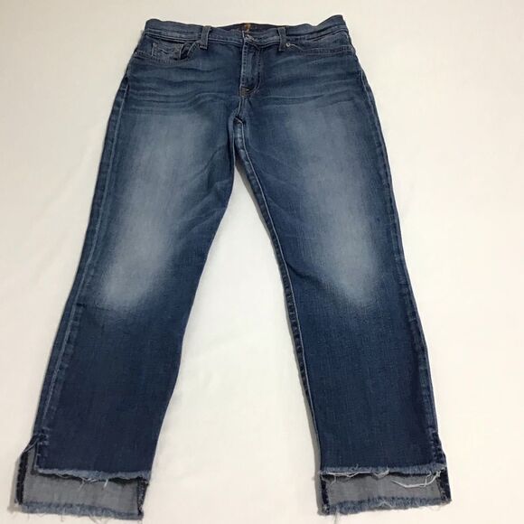 7 forĀ all mankindāThe Skinny Ankle Jeans Sizeā31 - Picture 2 of 16